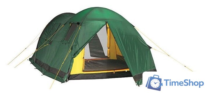 Кемпинговая палатка AlexikA Grand Tower 4 (зеленый) - Изображение №5 — Интернет-магазин Time-Shop