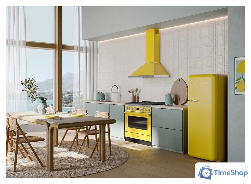 Однокамерный холодильник Smeg FAB28RYW6 - Изображение №3 — Интернет-магазин Time-Shop