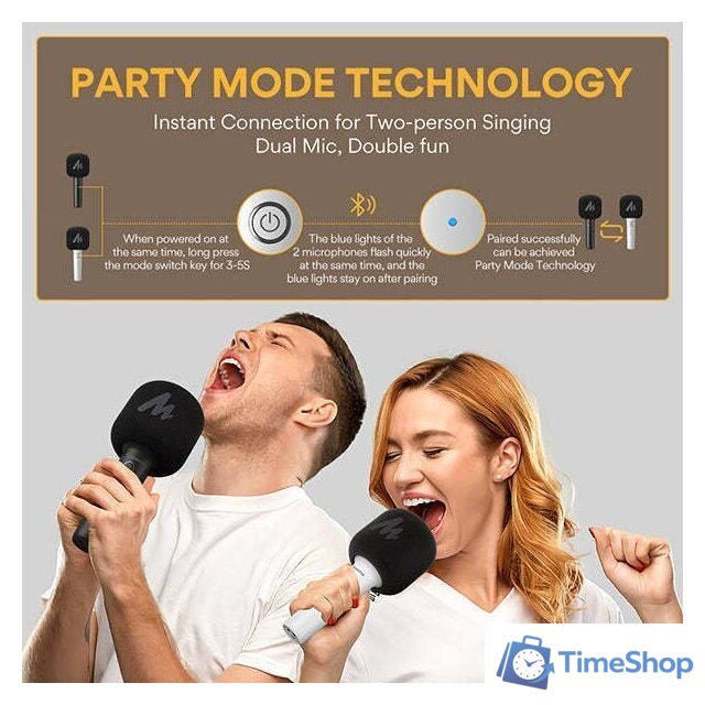 Bluetooth-микрофон Maono MKP100 (белый) - Изображение №7 — Интернет-магазин Time-Shop