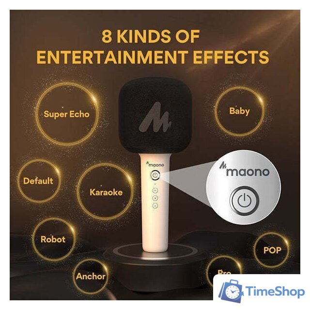 Bluetooth-микрофон Maono MKP100 (белый) - Изображение №3 — Интернет-магазин Time-Shop