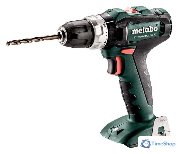 Ударная дрель-шуруповерт Metabo PowerMaxx SB 12 601076860 (без АКБ, кейс) - Изображение №1 — Интернет-магазин Time-Shop