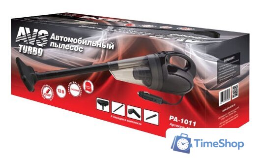 Автомобильный пылесос AVS Turbo PA-1011 - Изображение №6 — Интернет-магазин Time-Shop
