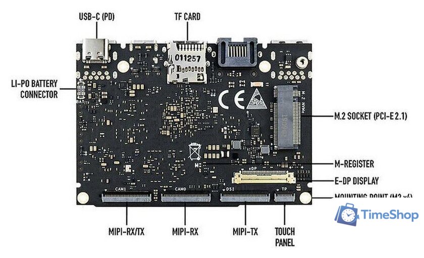 Одноплатный компьютер Khadas Edge-V Pro KEGV-P-002 - Изображение №5 — Интернет-магазин Time-Shop