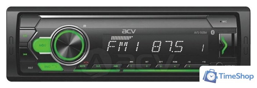 USB-магнитола ACV AVS-912BM - Изображение №1 — Интернет-магазин Time-Shop