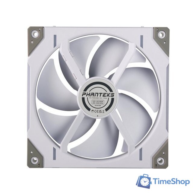 Вентилятор для корпуса Phanteks D30-140 D-RGB Reversed White PH-F140D30R_DRGB_PWM_WT01 - Изображение №4 — Интернет-магазин Time-Shop