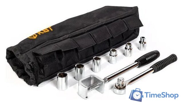 Набор трещотка с головками КВТ НМБ-6 (8 предметов) - Изображение №3 — Интернет-магазин Time-Shop