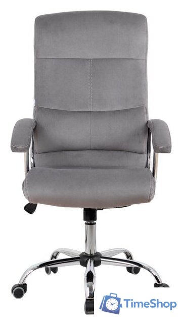 Офисное кресло King Style SHL-8 Sane Velvet Chrome (велюр, серый) - Изображение №2 — Интернет-магазин Time-Shop
