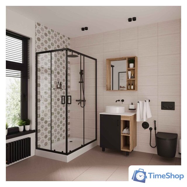 Душевой уголок Niagara NG-6881-08 100x80 (черный) - Изображение №2 — Интернет-магазин Time-Shop