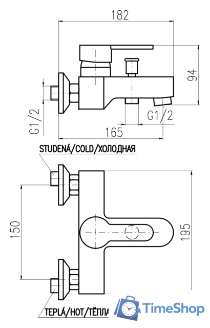 Смеситель Slezak RAV Замбези [ZA054.5] - Изображение №2 — Интернет-магазин Time-Shop