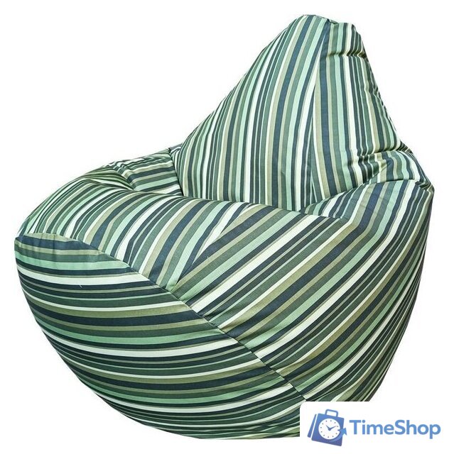 Кресло-мешок Flagman Груша Мега Г3.7-19 Ватсон (зеленый) - Изображение №1 — Интернет-магазин Time-Shop