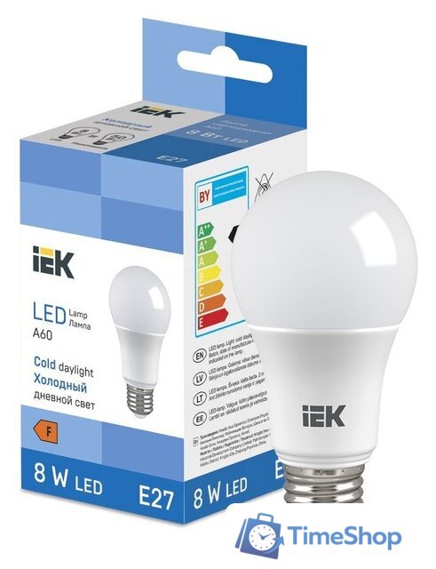 Светодиодная лампочка IEK LED Bulb A60 710lm 6500K E27 - Изображение №1 — Интернет-магазин Time-Shop