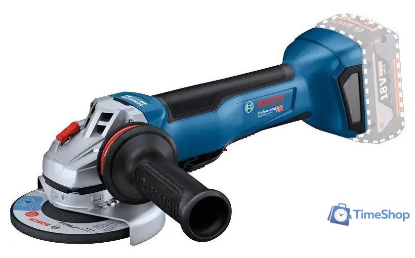 Угловая шлифмашина Bosch GWS 18V-10 P Professional 06019J4100 (без АКБ) - Изображение №1 — Интернет-магазин Time-Shop