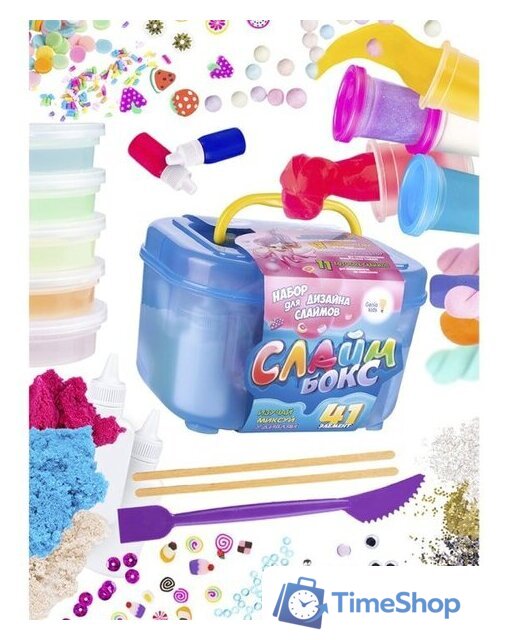 Набор для опытов Genio Kids Создай слайм Слаймбокс большой NOL_08 - Изображение №3 — Интернет-магазин Time-Shop