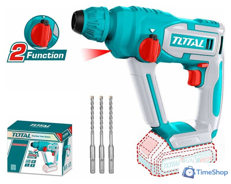 Перфоратор Total TRHLI20168 (без АКБ) - Изображение №1 — Интернет-магазин Time-Shop