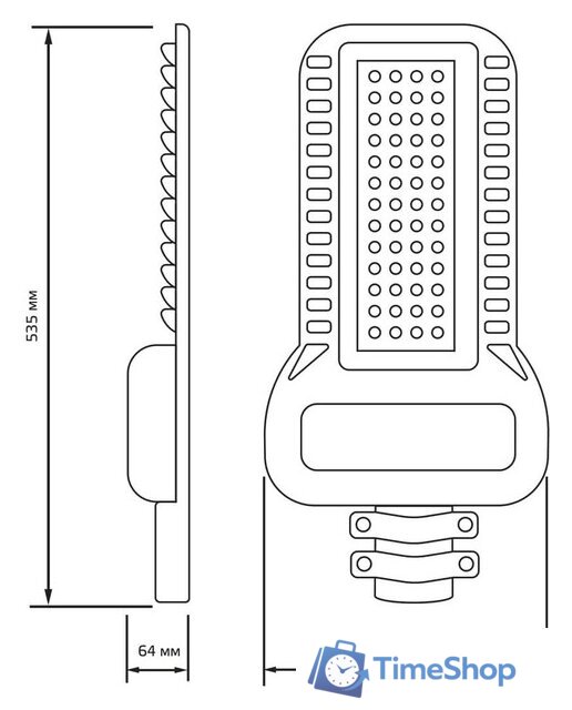 Уличный прожектор Gauss Qplus 629535315 - Изображение №2 — Интернет-магазин Time-Shop