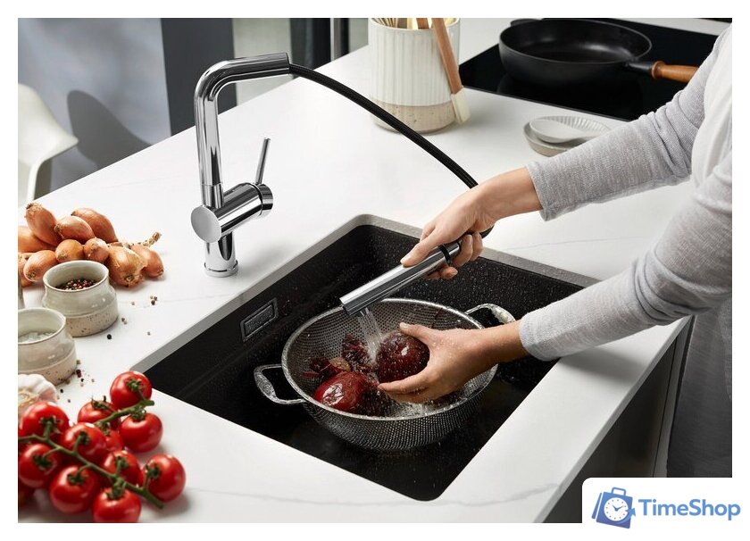 Кухонная мойка Blanco Etagon 500-U Colour 527758 (серый камень) - Изображение №7 — Интернет-магазин Time-Shop