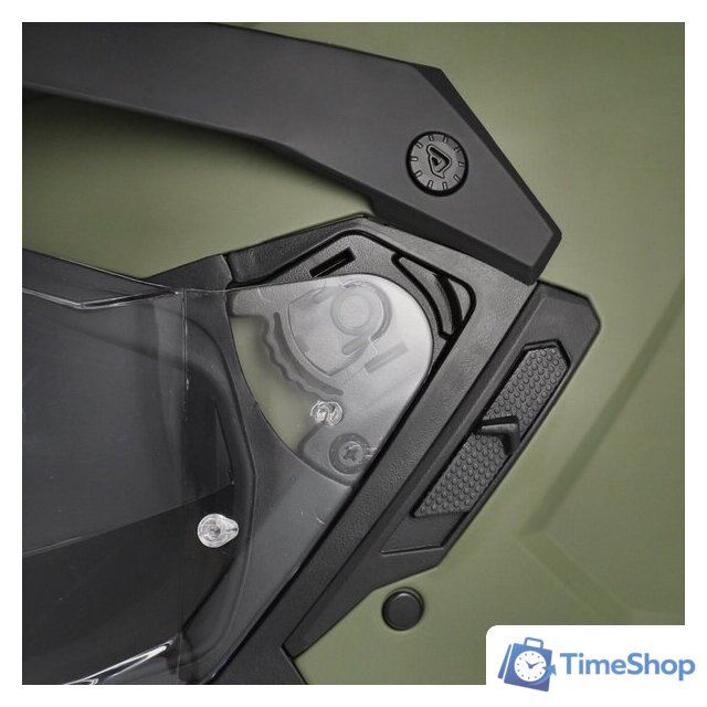 Мотошлем Acerbis Assault 0026643.582.064 (M, армейский зеленый) - Изображение №10 — Интернет-магазин Time-Shop