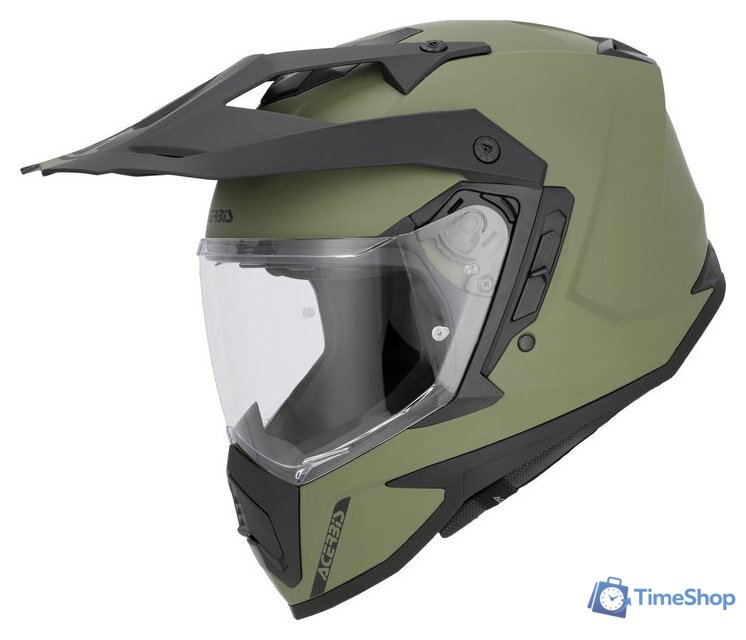 Мотошлем Acerbis Assault 0026643.582.064 (M, армейский зеленый) - Изображение №1 — Интернет-магазин Time-Shop