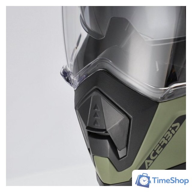 Мотошлем Acerbis Assault 0026643.582.064 (M, армейский зеленый) - Изображение №8 — Интернет-магазин Time-Shop