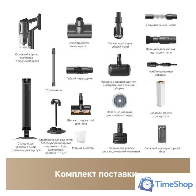 Пылесос Dreame Station Cordless Vacuum Cleaner Z40 VZV33A - Изображение №20 — Интернет-магазин Time-Shop