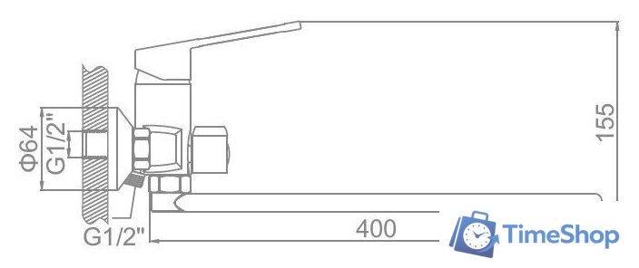 Смеситель Ledeme L2267 - Изображение №5 — Интернет-магазин Time-Shop