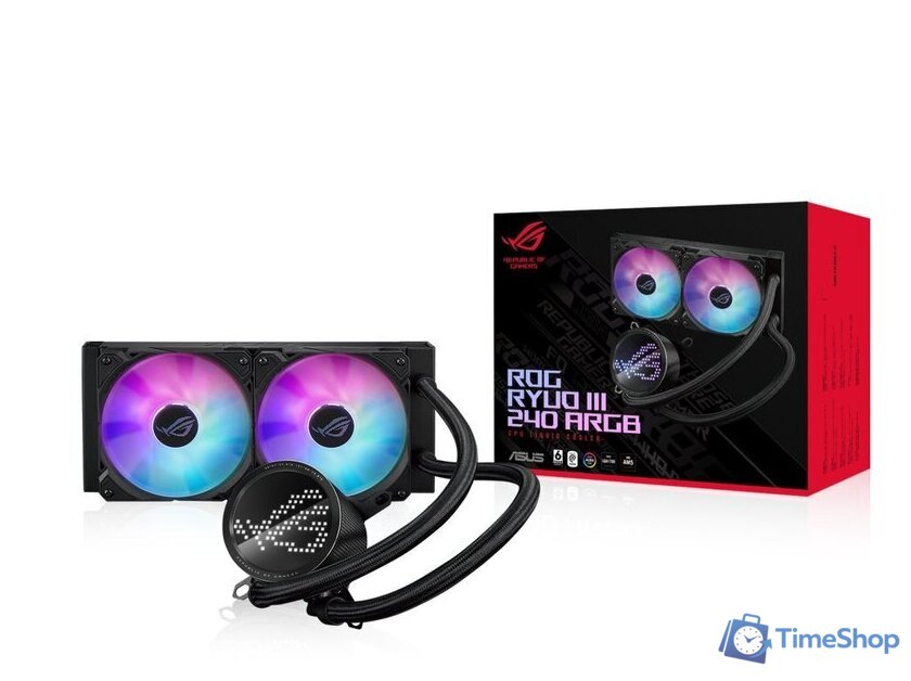 Система жидкостного охлаждения для процессора ASUS ROG Ryuo III 240 ARGB - Изображение №7 — Интернет-магазин Time-Shop