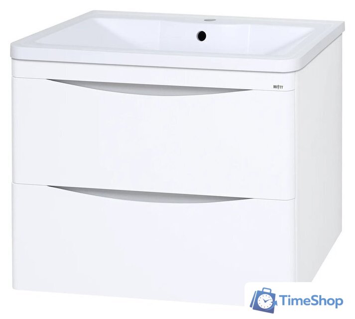  Misty Тумба с умывальником Атлантик 70 П-Атл-01070-011П2Я+10.020.00700.001 - Изображение №1 — Интернет-магазин Time-Shop