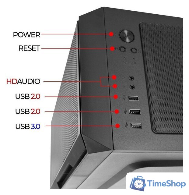 Корпус Ginzzu CL580 - Изображение №10 — Интернет-магазин Time-Shop