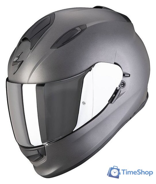 Мотошлем Scorpion Exo EXO-491 Solid (р. 2XL, антрацит матовый) - Изображение №1 — Интернет-магазин Time-Shop
