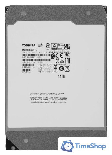 Жесткий диск Toshiba MG Series 14TB MG09SCA14TE - Изображение №1 — Интернет-магазин Time-Shop