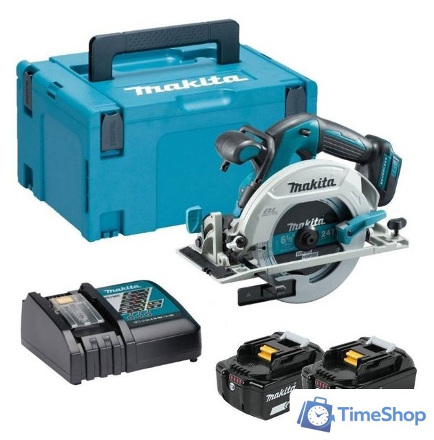 Дисковая (циркулярная) пила Makita DHS680RTJ (с 2-мя АКБ) - Изображение №1 — Интернет-магазин Time-Shop
