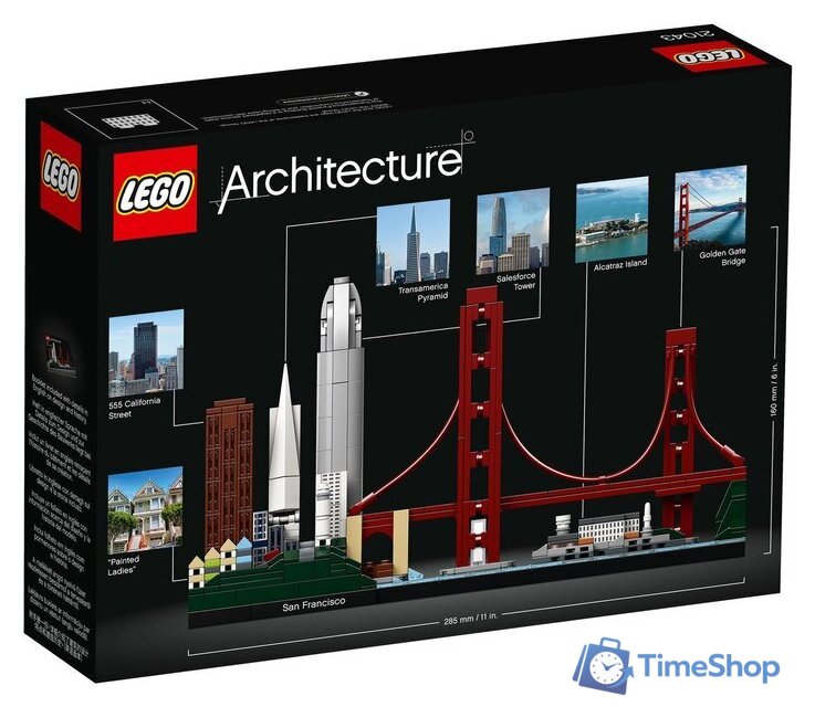 Конструктор LEGO Architecture 21043 Сан-Франциско - Изображение №2 — Интернет-магазин Time-Shop