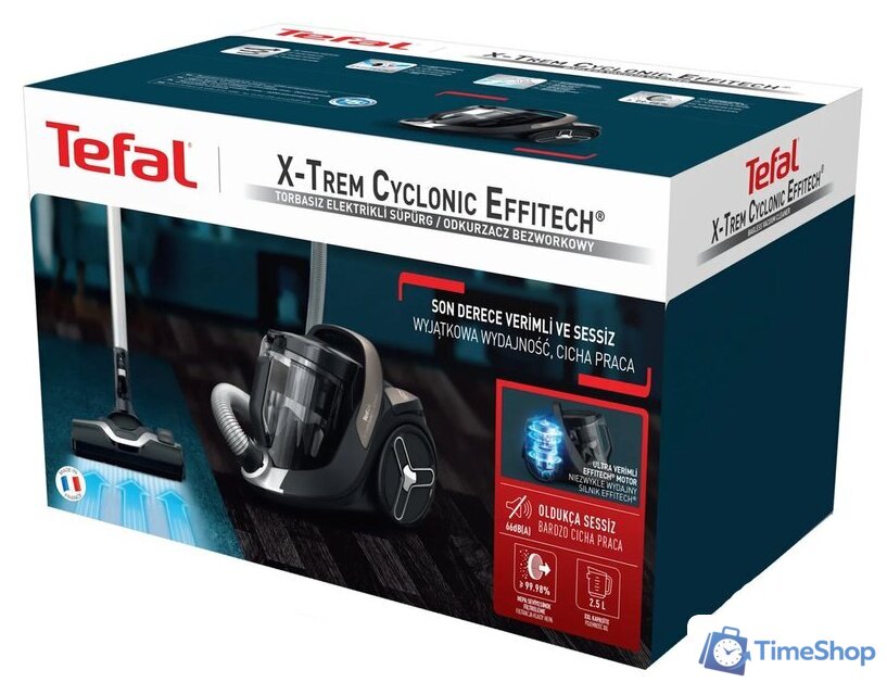 Пылесос Tefal X-Trem Cyclonic Effitech TW7C89EA - Изображение №11 — Интернет-магазин Time-Shop