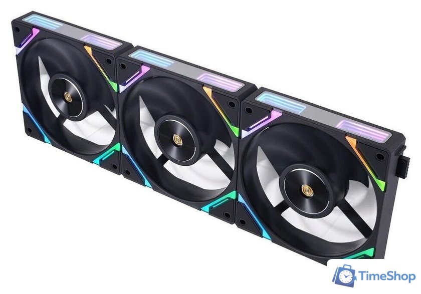 Комплект вентиляторов для корпуса 1stPlayer XF7 ARGB (3 шт, черный) - Изображение №8 — Интернет-магазин Time-Shop