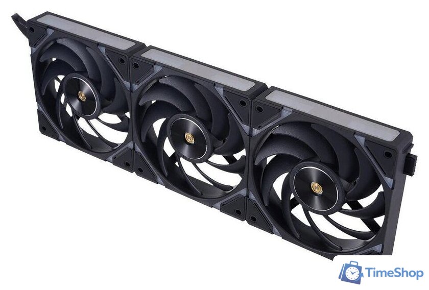 Комплект вентиляторов для корпуса 1stPlayer XF7 ARGB (3 шт, черный) - Изображение №6 — Интернет-магазин Time-Shop