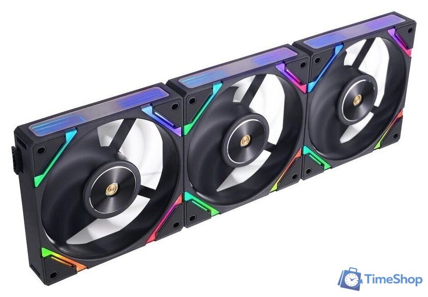 Комплект вентиляторов для корпуса 1stPlayer XF7 ARGB (3 шт, черный) - Изображение №5 — Интернет-магазин Time-Shop
