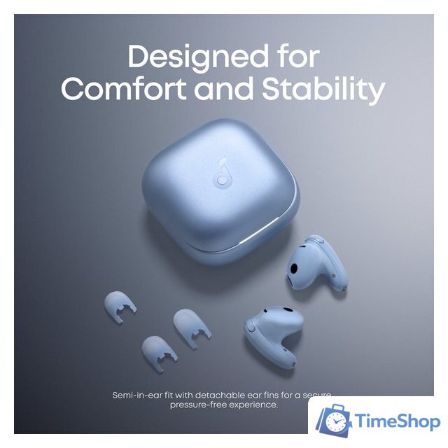 Наушники Anker Soundcore Liberty Buds (голубой) - Изображение №9 — Интернет-магазин Time-Shop