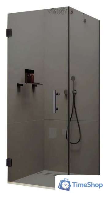 Душевой уголок MaybahGlass MGY-1309-6 (графитовое стекло/черный) - Изображение №1 — Интернет-магазин Time-Shop