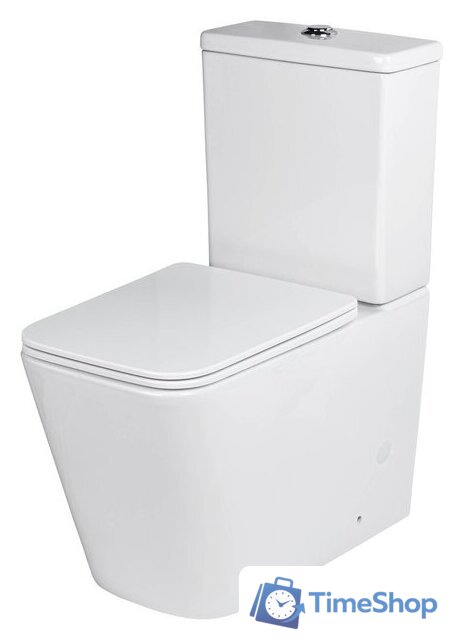 Унитаз напольный Roxen Amati Tornado Rimless Soft Close 600165-01 - Изображение №5 — Интернет-магазин Time-Shop