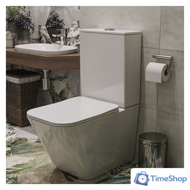 Унитаз напольный Roxen Amati Tornado Rimless Soft Close 600165-01 - Изображение №3 — Интернет-магазин Time-Shop