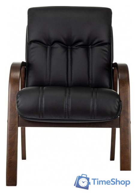 Офисный стул Бюрократ T-9932W-CF-Eco (черный, экокожа) - Изображение №2 — Интернет-магазин Time-Shop