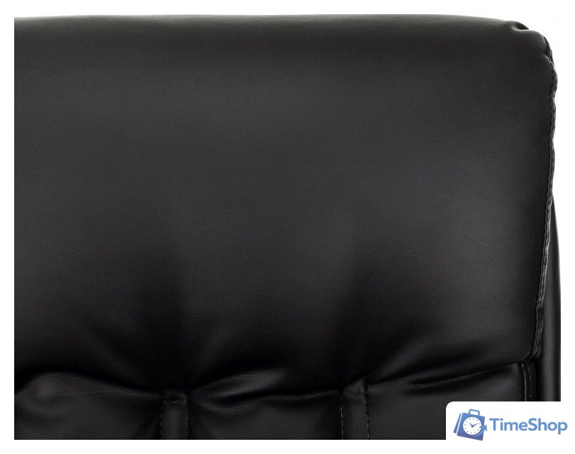 Офисный стул Бюрократ T-9932W-CF-Eco (черный, экокожа) - Изображение №8 — Интернет-магазин Time-Shop