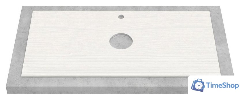  ЗОВ Тумба под умывальник Токио Премиум 100 TP100WWPTOC2 (белый) - Изображение №3 — Интернет-магазин Time-Shop