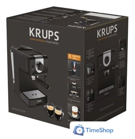 Рожковая кофеварка Krups Opio XP320830 - Изображение №7 — Интернет-магазин Time-Shop