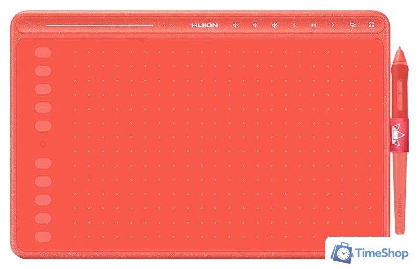 Графический планшет Huion HS611 (коралловый красный) - Изображение №1 — Интернет-магазин Time-Shop