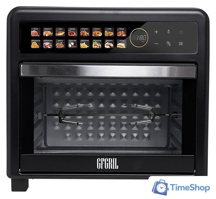 Мини-печь GFgril GFAO-800 black - Изображение №1 — Интернет-магазин Time-Shop