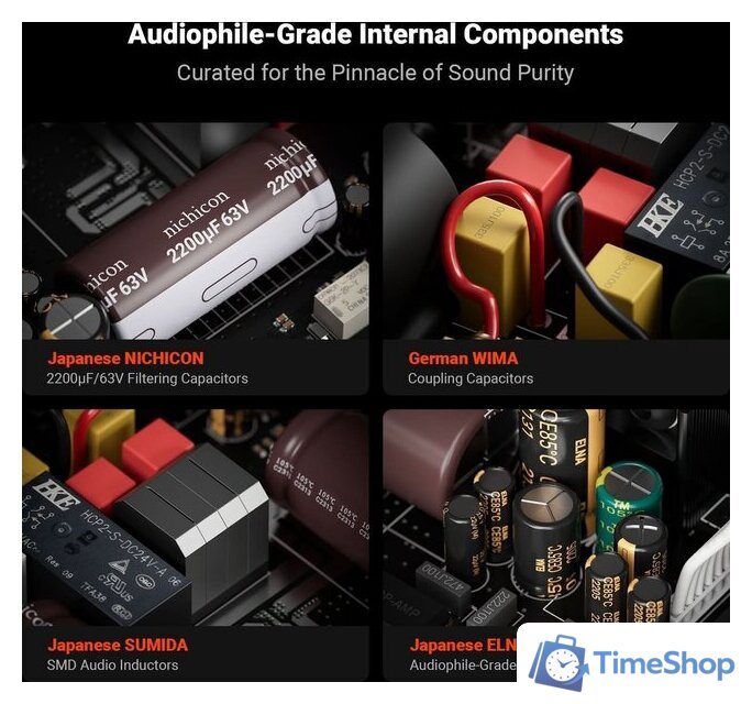 Усилитель мощности Fosi Audio V3 Mono (48V/10A) - Изображение №7 — Интернет-магазин Time-Shop