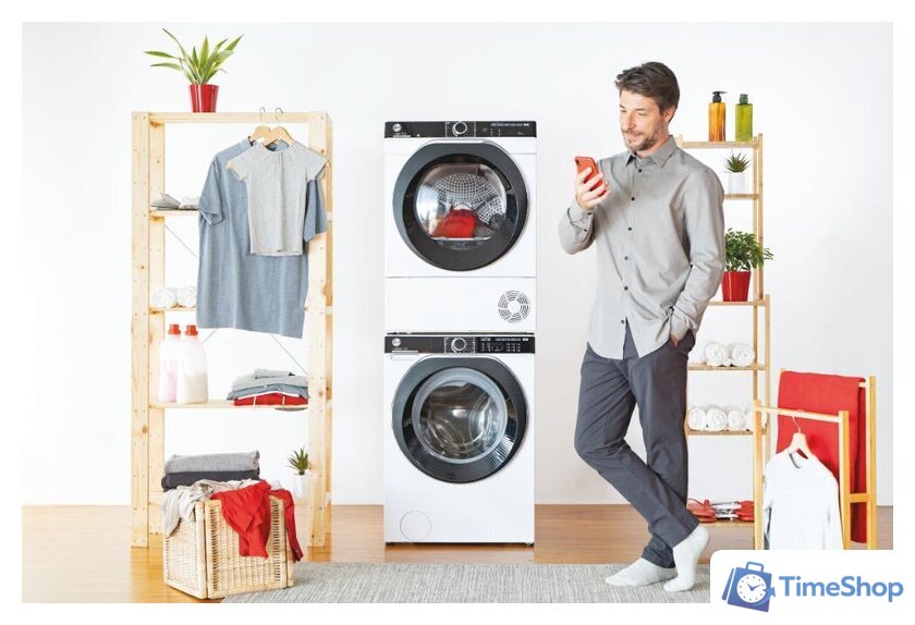 Сушильная машина Hoover H-Dry 500 Pro Slim NDP4 H7A2TCBEX-S - Изображение №9 — Интернет-магазин Time-Shop