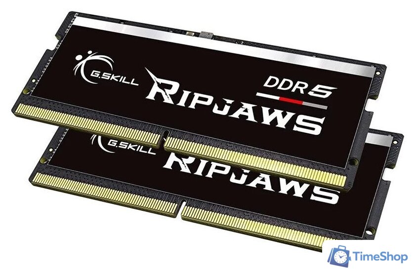 Оперативная память G.Skill Ripjaws 2x16ГБ DDR5 SODIMM 4800 МГц F5-4800S4039A16GX2-RS - Изображение №1 — Интернет-магазин Time-Shop
