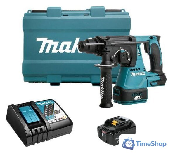 Перфоратор Makita DHR242RT (с 1-им АКБ, кейс) - Изображение №1 — Интернет-магазин Time-Shop